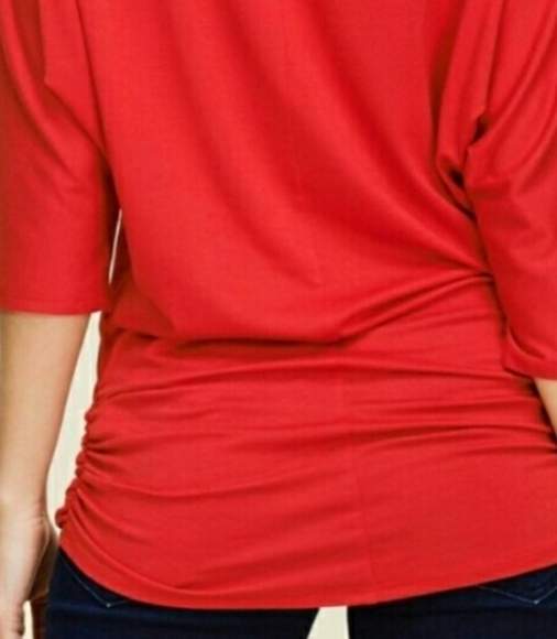 BOAT NECK STYLE TOP - Picture 3 of 3